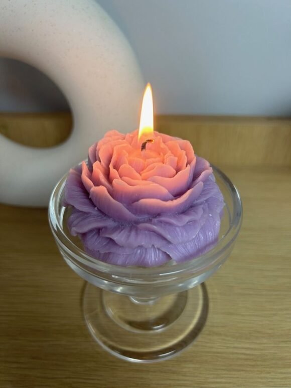 Rose Bloom Votive Duo