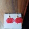 Neon Maze Resin Earrings