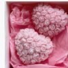 Rosy Heart Candle Duo