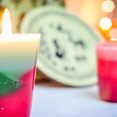 colour boom candle