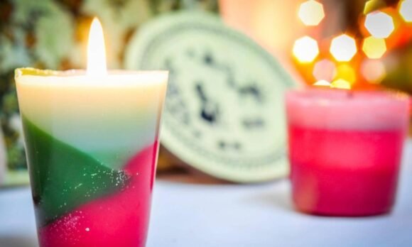 colour boom candle
