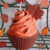 Chocolate muffin candle